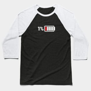 Low Battery Baseball T-Shirt